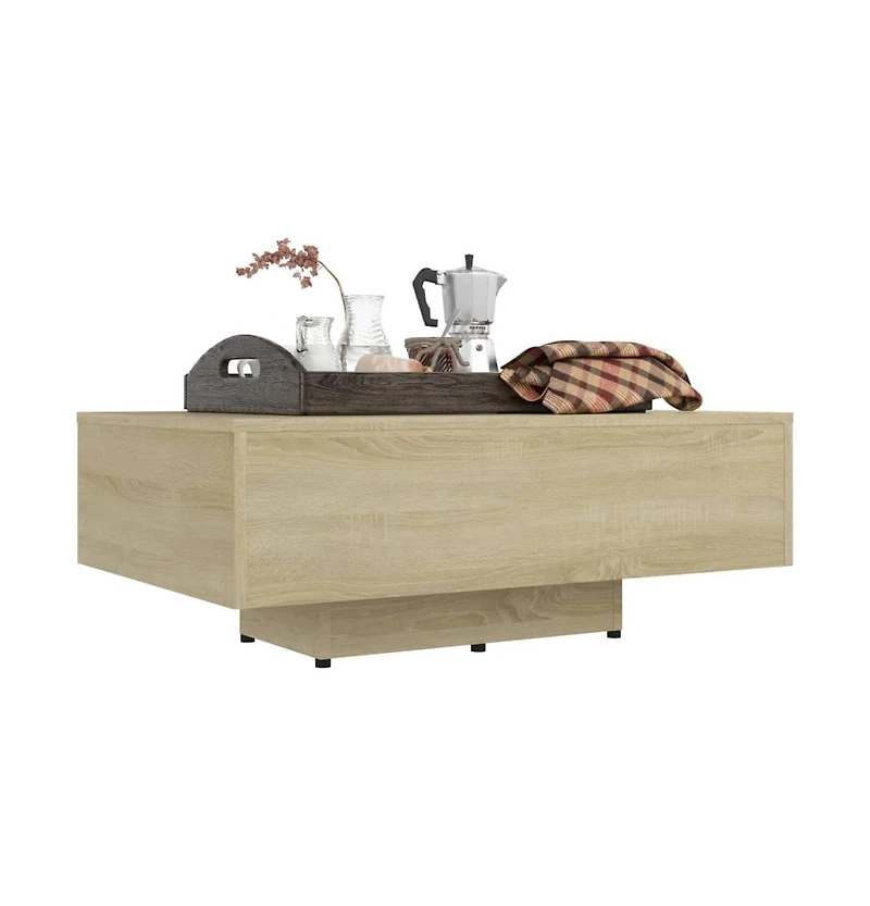 Coffee Table Sonoma Oak 33.5"x21.7"x12.2" Engineered Wood