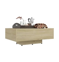 Coffee Table Sonoma Oak 33.5"x21.7"x12.2" Engineered Wood