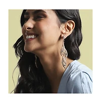 Rhinestone Eyes Drop Earrings