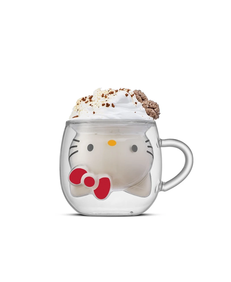 JoyJolt Hello Kitty 3D Double Wall Coffee Mug