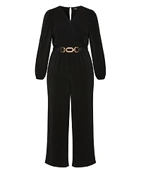 City Chic Plus Size Avah Wide Leg Jumpsuit