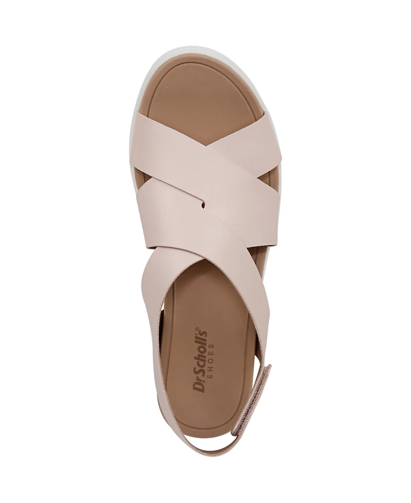 Dr. Scholl's Women's Time Off Sea Slingback Wedge Sandals