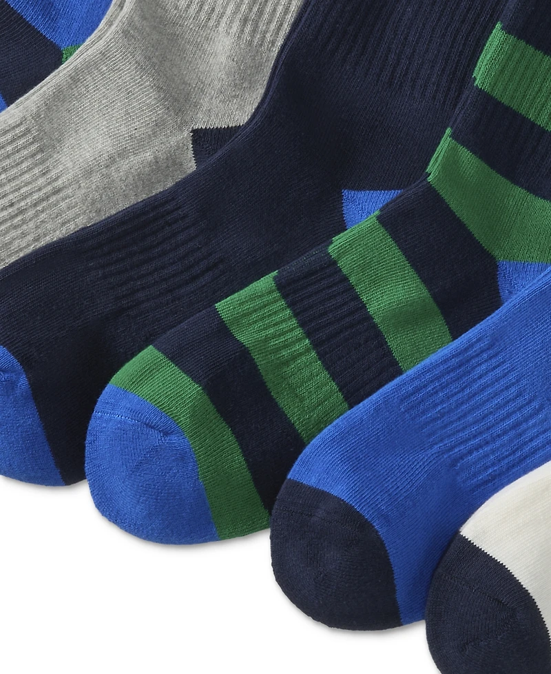 Polo Ralph Lauren Men's 6-Pk. Athletic Club Bear Crew Socks