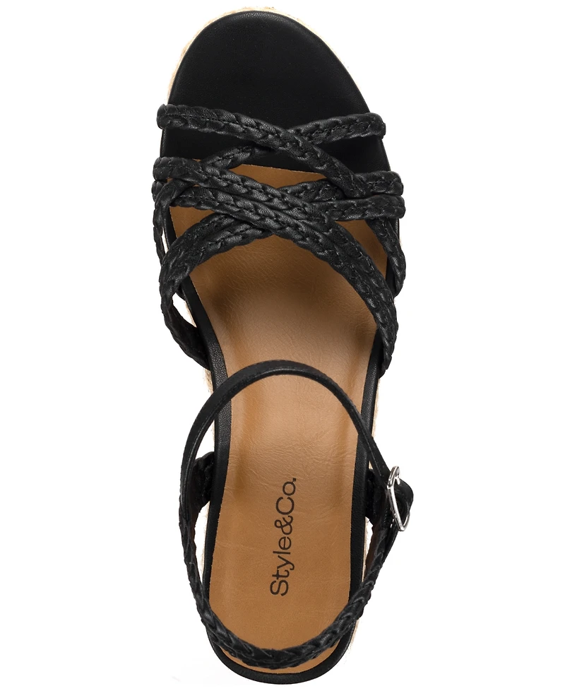 Style & Co Women's Vanaa Wedge Sandals, Exclusively at Macy's