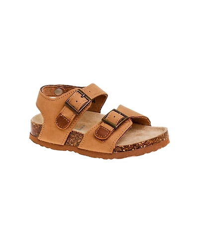 Rugged Bear Toddler Boys Buckle Footbed Sandals