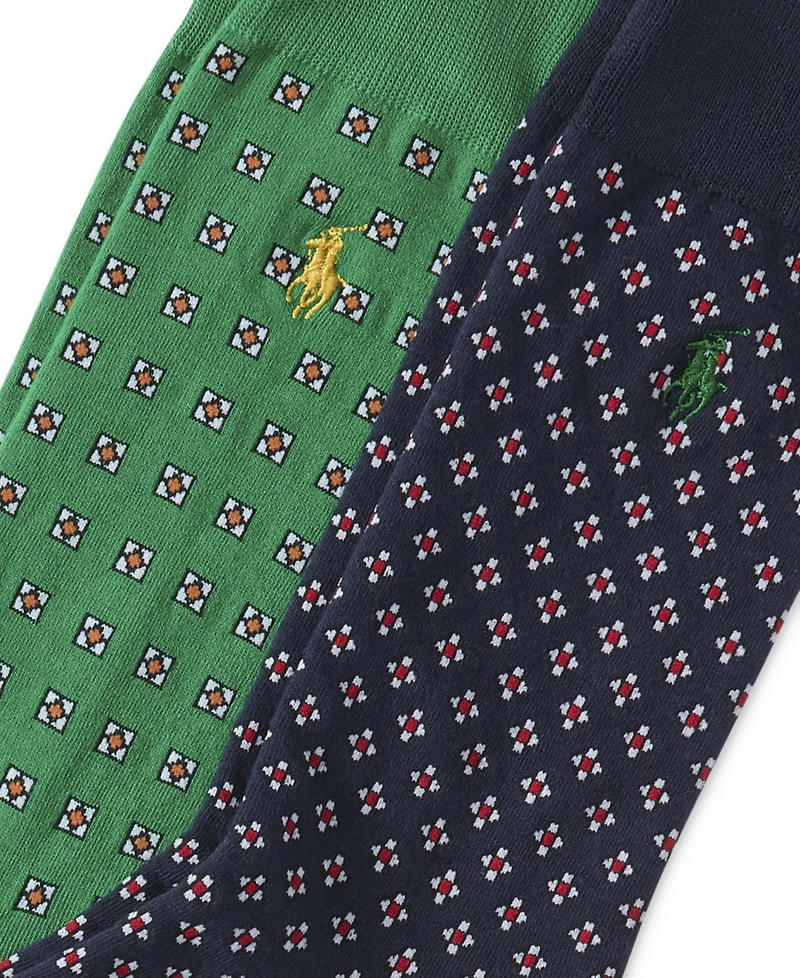 Polo Ralph Lauren Men's 2-Pk. Foulard Slack Socks