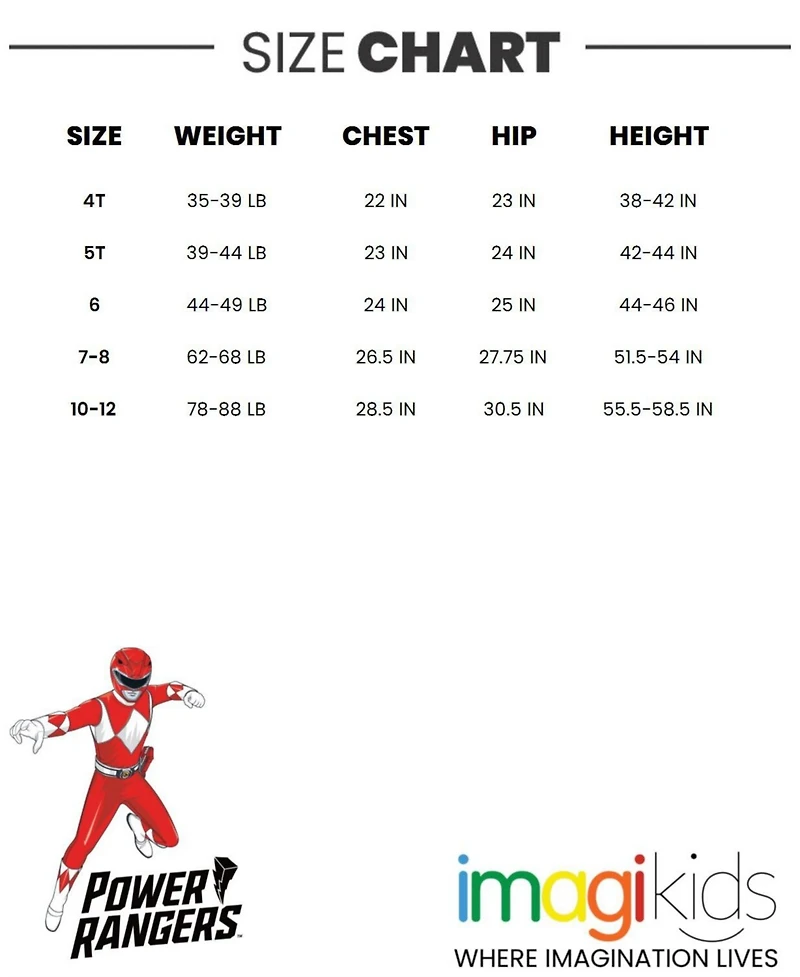 Power Rangers Boys 2 Pack T-Shirts