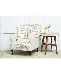 Honey Bee Plaid Throw