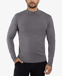 X-Ray Men's Basice Mock Neck Midweight Pullover Sweater