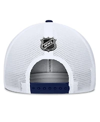 Fanatics Men's Blue/Gold St. Louis Blues Authentic Pro A-Frame Rink Adjustable Hat