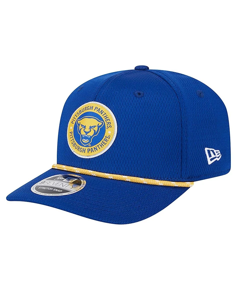 New Era Men's Blue Pitt Panthers Coolera 9SEVENTY Rope Stretch-Snap Hat