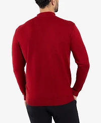 X-Ray Men's Basice Mock Neck Midweight Pullover Sweater