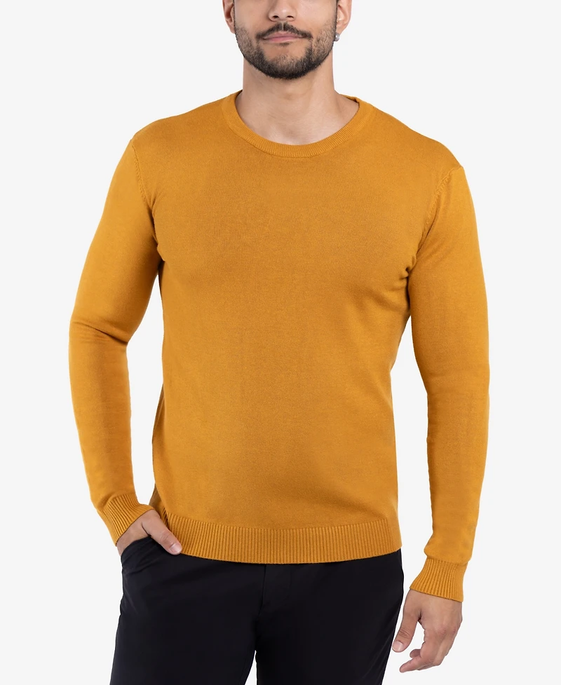 X-Ray Men's Basic Crewneck Pullover Midweight Sweater