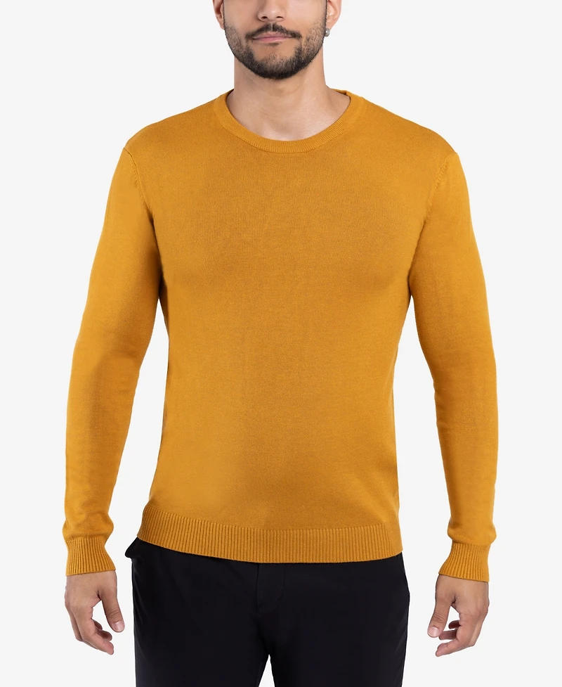 X-Ray Men's Basic Crewneck Pullover Midweight Sweater