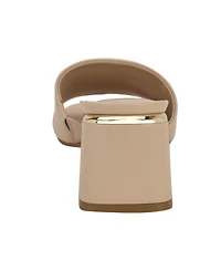 Calvin Klein Women's Rowena Block Heel Slip-On Sandals