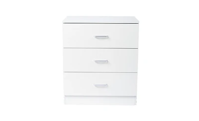 Slickblue Modern Simple 3-Drawer Dresser for Sleek and Functional Bedroom Storage