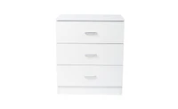 Slickblue Modern Simple 3-Drawer Dresser for Sleek and Functional Bedroom Storage