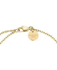 Rosefield Tennis Bracelet 14K Yellow Gold Plated Stainless Steel