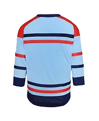 Outerstuff Big Boys and Girls Light Blue Winnipeg Jets Anniversary Replica Jersey