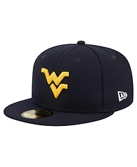 New Era Men's Navy West Virginia Mountaineers 59FIFTY Fitted Hat