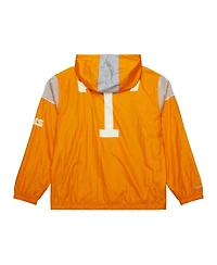 Mitchell & Ness Men's Tennessee Orange Volunteers Anorak Vintage Logo Half-Zip Hoodie Jacket