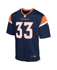 Nike Big Boys and Girls Javonte Williams Navy Denver Broncos Mile High Collection Game Jersey