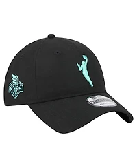 New Era Men's Black New York Liberty 9TWENTY Adjustable Hat
