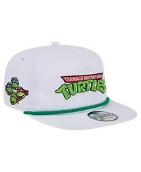 New Era Men's White Teenage Mutant Ninja Turtles Golfer Adjustable Hat
