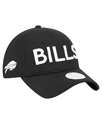 New Era Women's Black Buffalo Bills Cece 9TWENTY Adjustable Hat
