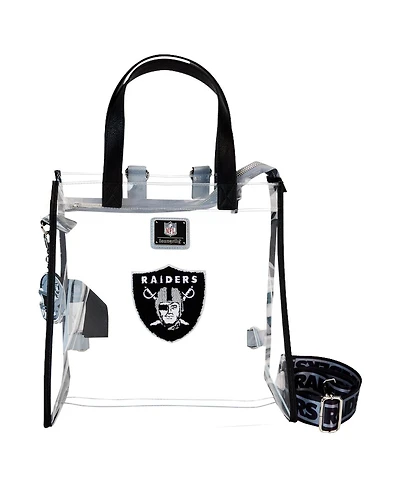 Loungefly Las Vegas Raiders Clear Convertible Backpack Tote Bag