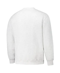 Established & Co. Men's and Women's Ash Penn State Nittany Lions Vintage Crest Pullover Sweatshirt
