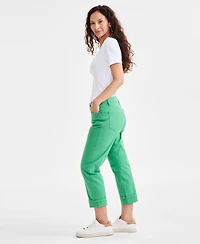 Style & Co Women's Mid-Rise Curvy Capri Jeans, Exclusively at Macy's