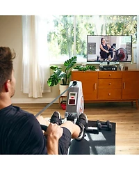 Sunny Health & Fitness Dynamic Air Rowing Machine with Exclusive SunnyFit App Enhanced Bluetooth Connectivity