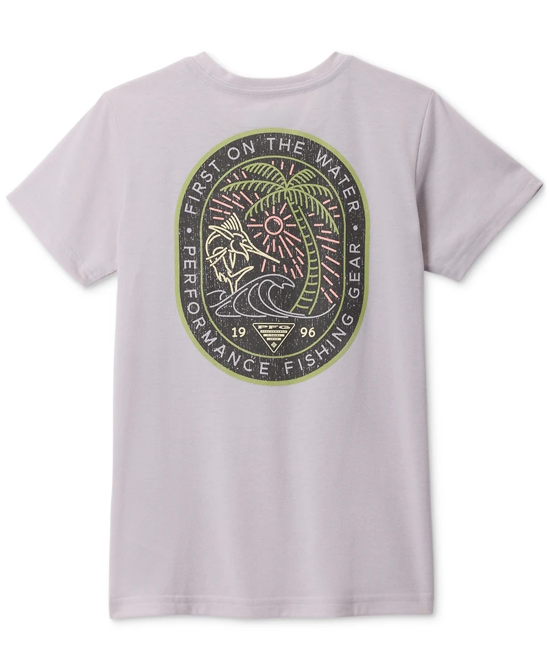 Columbia Big Girls Pfg Short-Sleeve Graphic T-Shirt