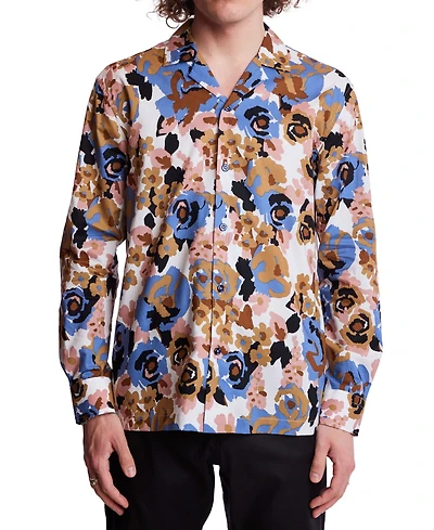 Paisley & Gray Men's Camp Collar Printed Shirt