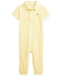 Polo Ralph Lauren Baby Boys Collared Mesh Coverall