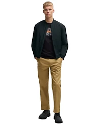 Boss by Hugo Men's Logo Badge Water-Repellent Bomber Jacket