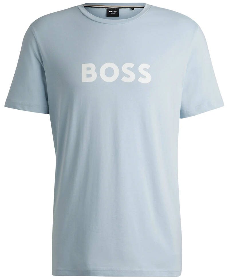 Boss by Hugo Men's Spf 50+ Uv Protection Cotton-Jersey T-Shirt