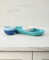 Fiesta Coastal Blues Mixed Colors 4 Pc. Condiment Set