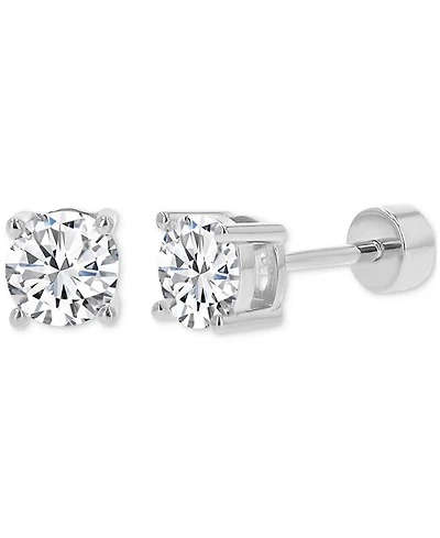 Cubic Zirconia Stud Earrings (1-1/2 ct. t.w.) in 14k Gold-Plated Sterling Silver