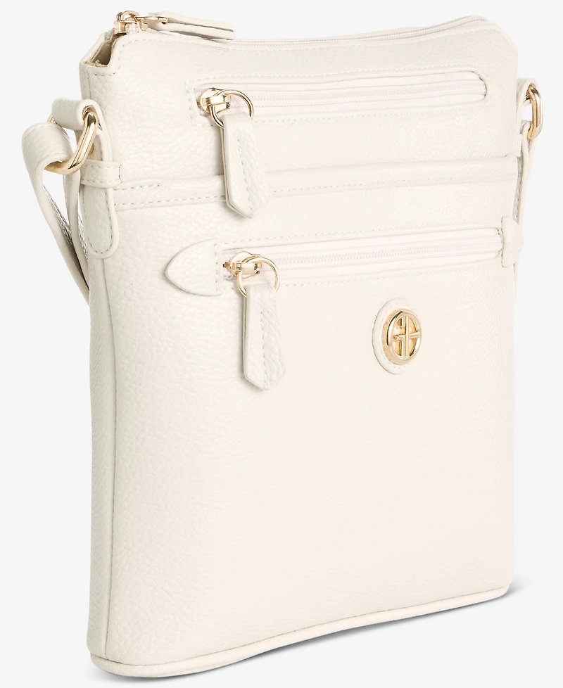 Giani Bernini Pebble North South Small Crossbody, Exclusively at Macy's