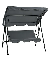 Slickblue 3-Seat Outdoor Patio Swing Chair