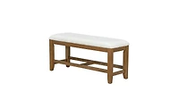 Slickblue Farmhouse 6-Piece Extendable Dining Table Set Trestle Kitchen Table Set