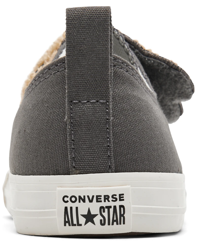 Converse Toddler Kids Chuck Taylor All Star One Strap Sherpa Bear Easy-On Casual Sneakers from Finish Line