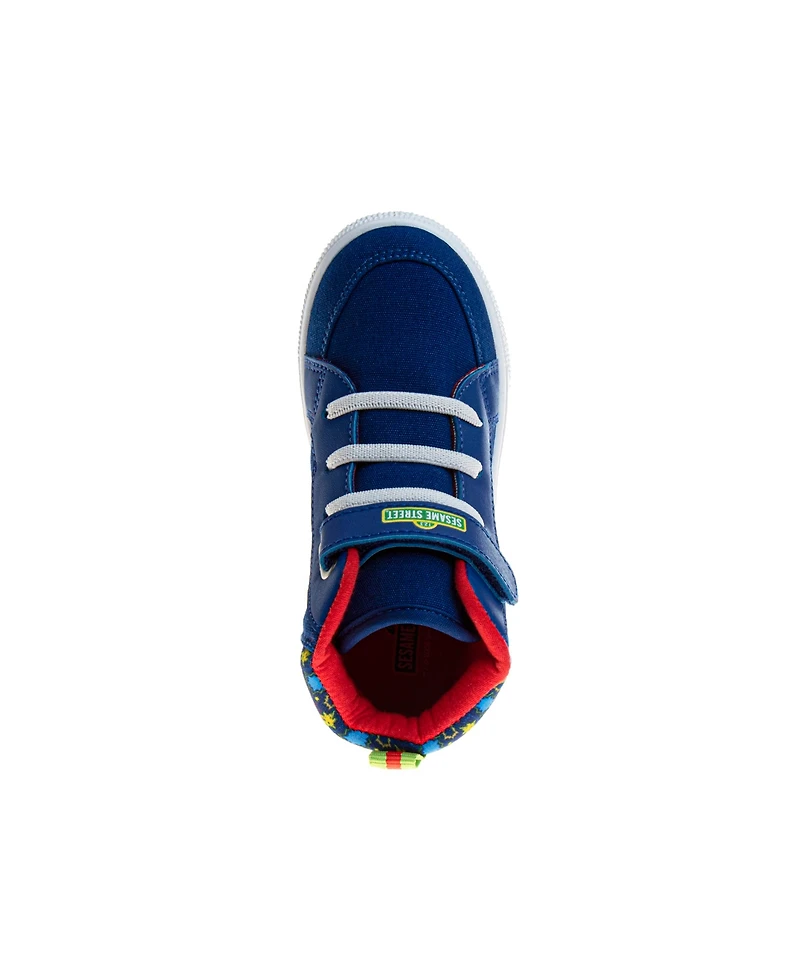 Sesame Street Toddler and Little Kids Elmo High Top Sneakers