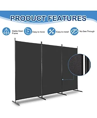 Slickblue Foldable Screen for Portable Privacy and Versatile Use