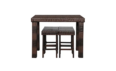 Slickblue Bar Stool-Table and Chair Set of 4 for Stylish and Comfortable Dining or Entertaining