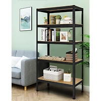 Slickblue 71 inch Heavy Duty Steel Adjustable 5 Level Storage Shelves