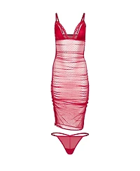 Adore Me Women's Marietta Bodycon Slip & G-String Set Lingerie