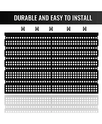 Xdovet Garage Organizer Bins, 30PC Wall Mount Storage Small Parts Bins With Peg Board And Install Screws, Store Your Nuts, Bolts, Screws, Nails, Beads